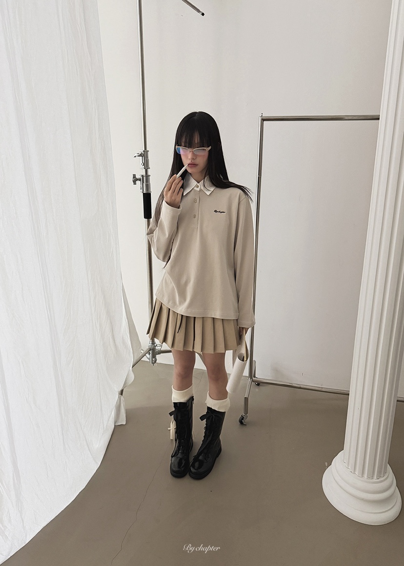 BY CHAPTER㊣東大門代購女裝新品真品職業熱賣長袖T恤春款BY Chapter長袖T恤