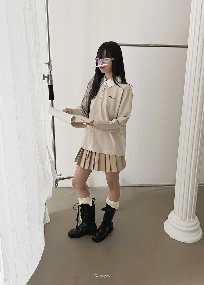 BY CHAPTER㊣東大門代購女裝新品真品職業熱賣長袖T恤春款BY Chapter長袖T恤