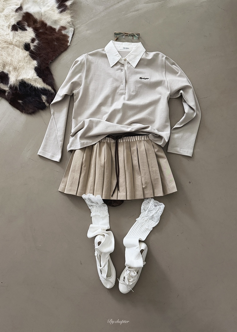 BY CHAPTER㊣東大門代購女裝新品真品職業熱賣長袖T恤春款BY Chapter長袖T恤