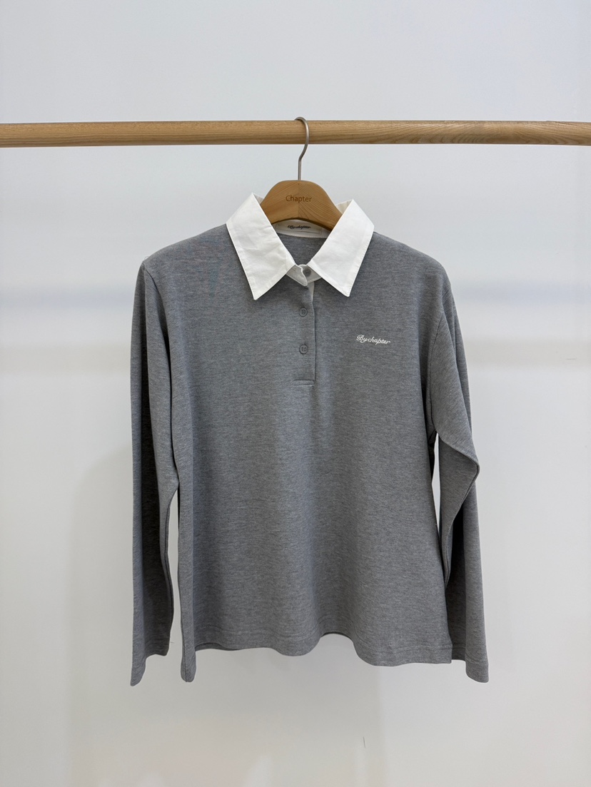 BY CHAPTER㊣東大門代購女裝新品真品職業熱賣長袖T恤春款BY Chapter長袖T恤圖色2