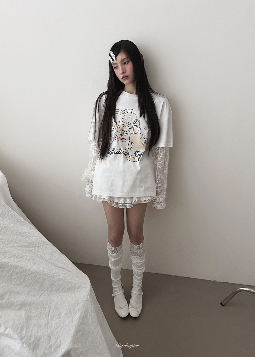 BY CHAPTER東大門直郵㊣女裝新款休閑26春夏人氣長袖T恤春款BY Chapter長袖T恤