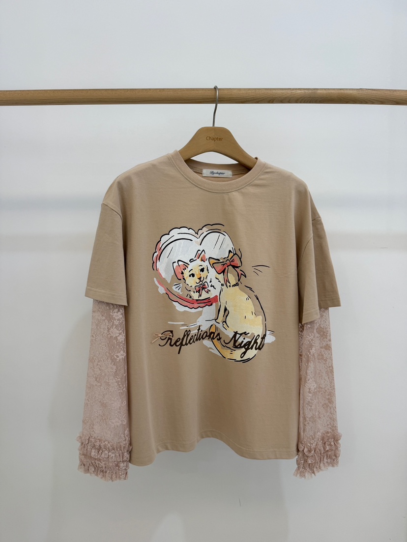 BY CHAPTER東大門直郵㊣女裝新款休閑26春夏人氣長袖T恤春款BY Chapter長袖T恤圖色2