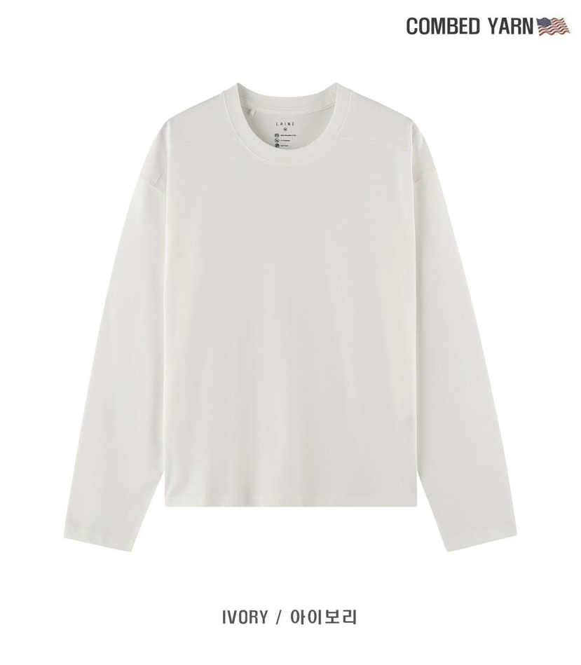 LAINE韓國代購㊣女士新款真品休閑人氣時尚推薦26春夏熱賣T恤LAINET恤圖色4