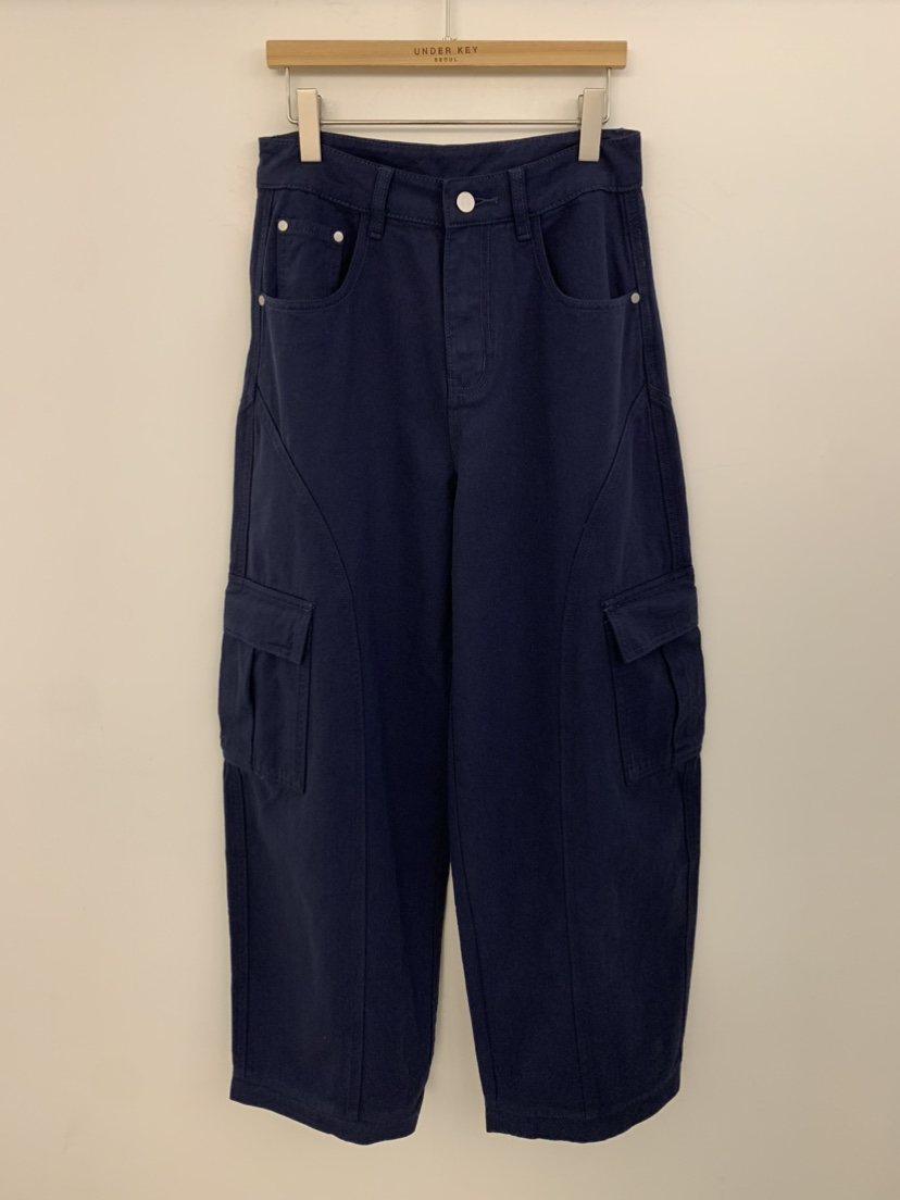 UNDER KEY東大門直郵㊣女士新款真品26春夏熱賣人氣休閑褲UNDER KEY休閑褲圖色3深藍色