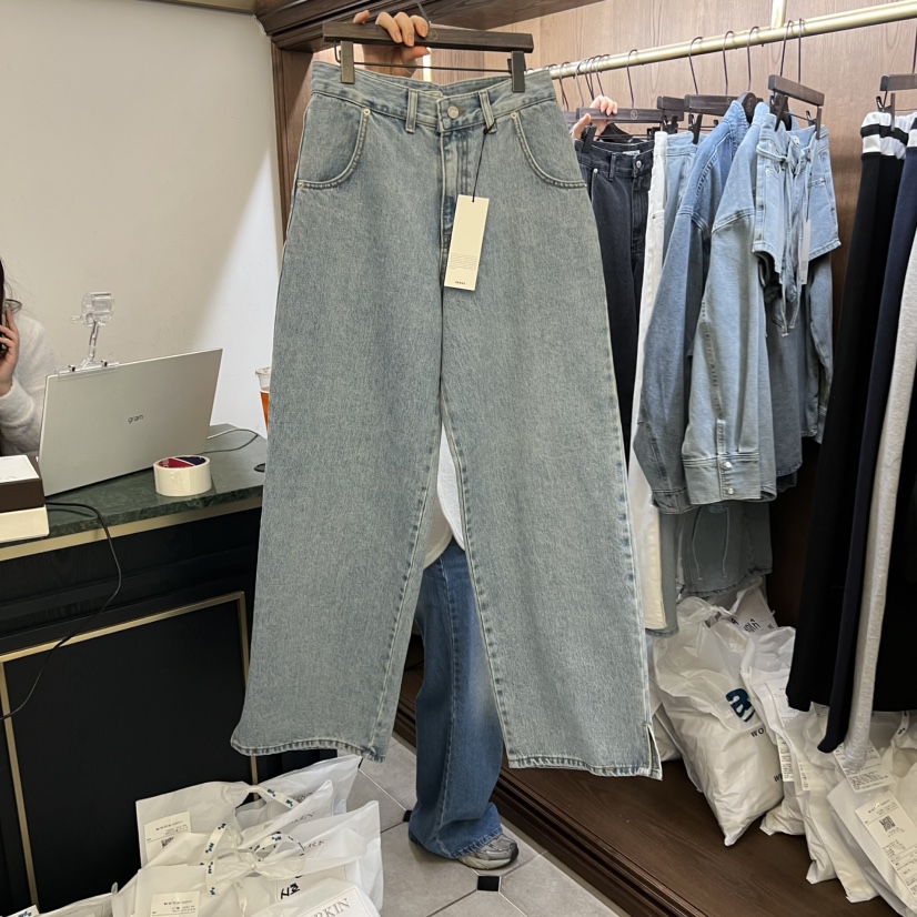 VIRKIN東大門直郵㊣女裝新品真品職業推薦熱賣時尚休閑牛仔褲VIRKIN牛仔褲圖色2