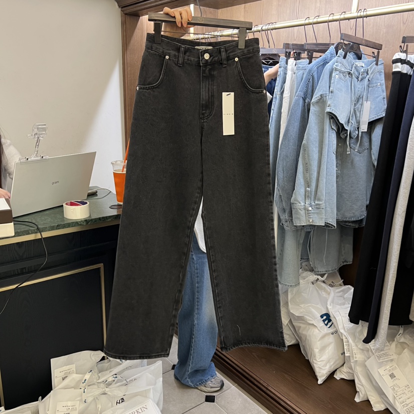 VIRKIN東大門直郵㊣女裝新品真品職業推薦熱賣時尚休閑牛仔褲VIRKIN牛仔褲圖色3