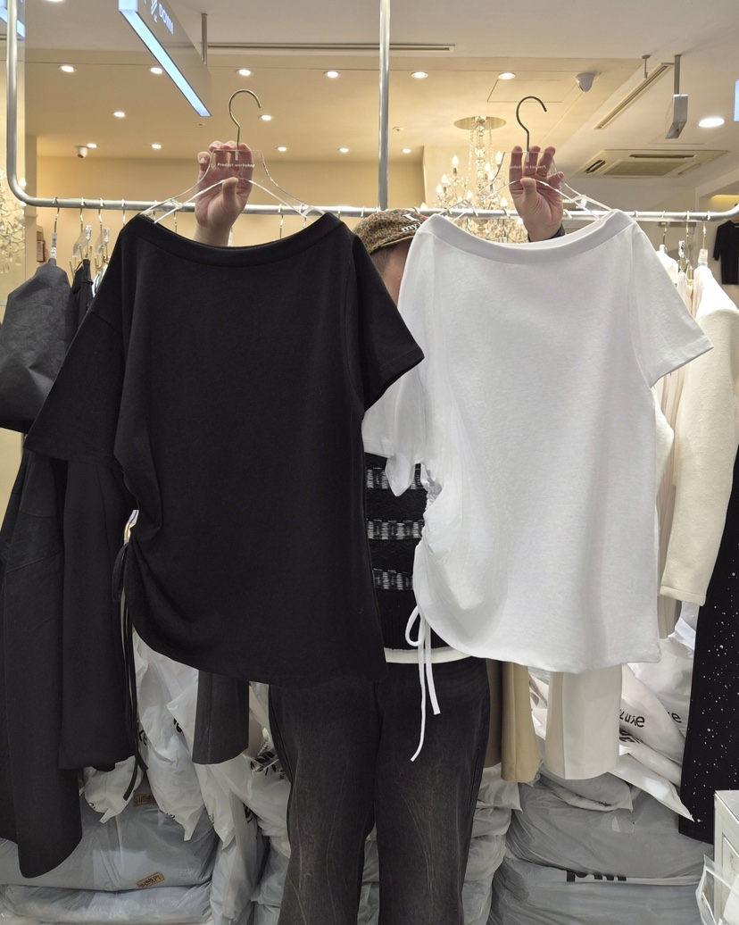 WORK SHOP韓國直郵㊣女士新款推薦時尚休閑真品職業T恤春款Work_shopT恤