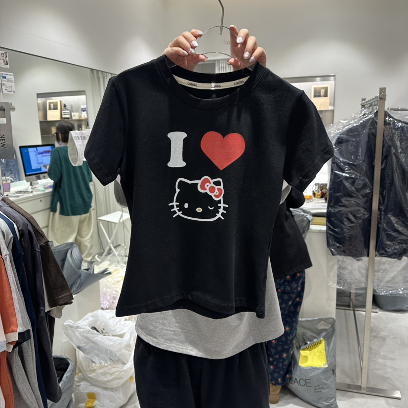 COMBO東大門直郵㊣女裝新款職業26春夏休閑熱賣真品T恤春款COM_BOT恤圖色3