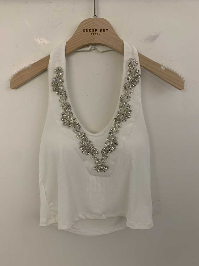 UNDER KEY東大門直郵㊣女裝新品熱賣推薦職業真品吊帶背心UNDER KEY吊帶/背心圖色1