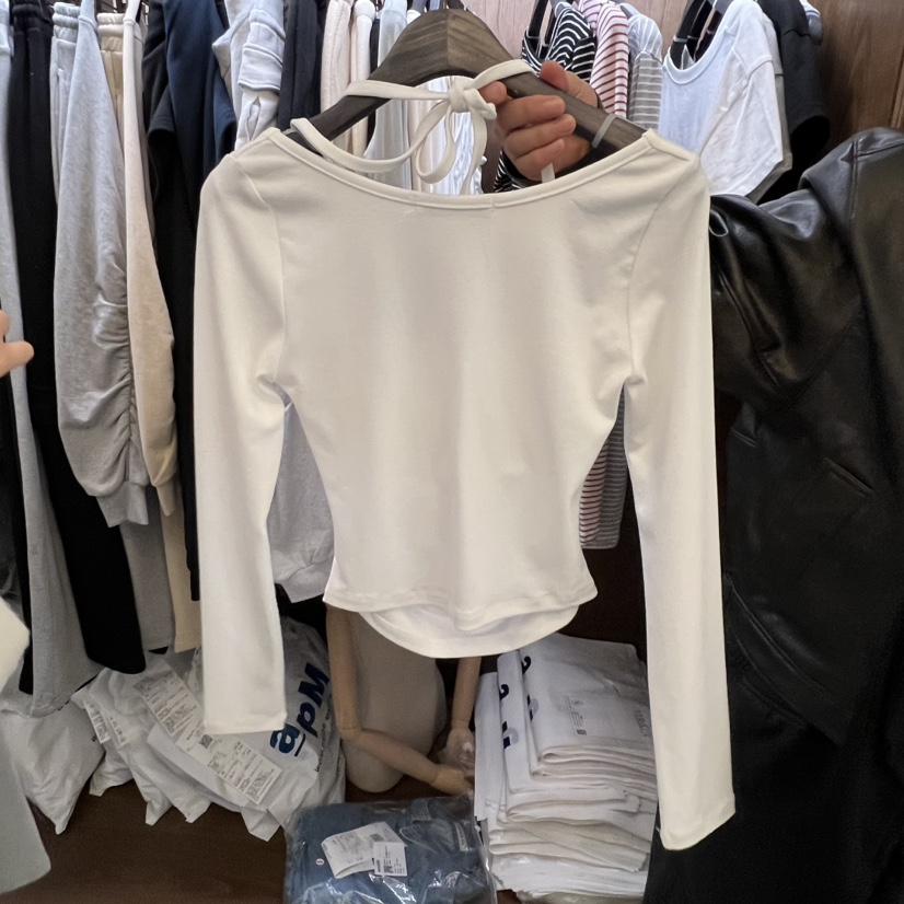 VIRKIN韓國代購㊣女裝新款真品推薦時尚人氣熱賣職業長袖T恤VIRKIN長袖T恤