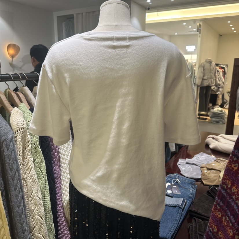 FURE韓國代購㊣女裝新款休閑人氣26春夏推薦熱賣職業時尚T恤FURET恤