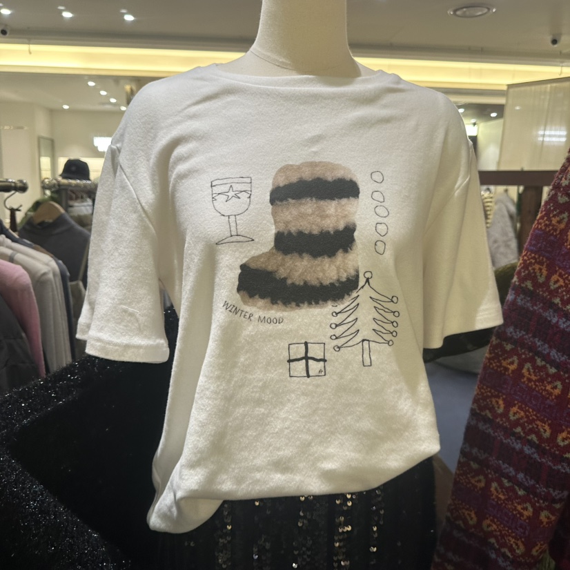 FURE韓國代購㊣女裝新款休閑人氣26春夏推薦熱賣職業時尚T恤FURET恤圖色1