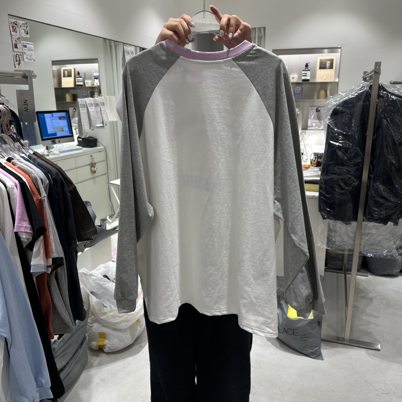 COMBO東大門直郵㊣女士新品真品推薦人氣熱賣休閑長袖T恤春款COM_BO長袖T恤