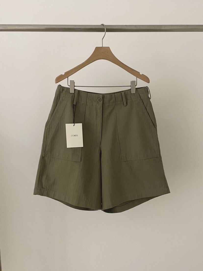 COMETE㊣東大門實拍女裝新款推薦時尚真品人氣熱賣26春夏短褲COMETE短褲圖色1