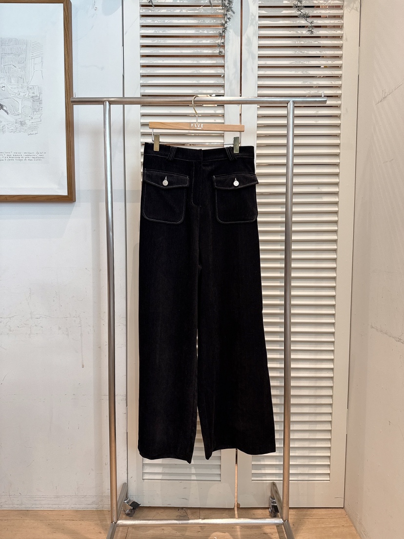 FAVE-L㊣東大門代購女裝新品推薦人氣時尚職業休閑休閑褲春款FAVE-L休閑褲圖色3黑