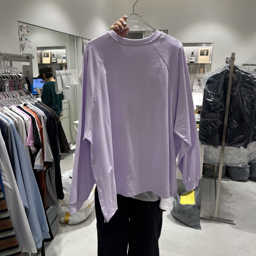 COMBO㊣東大門代購女裝新款人氣時尚休閑26春夏長袖T恤春款COM_BO長袖T恤