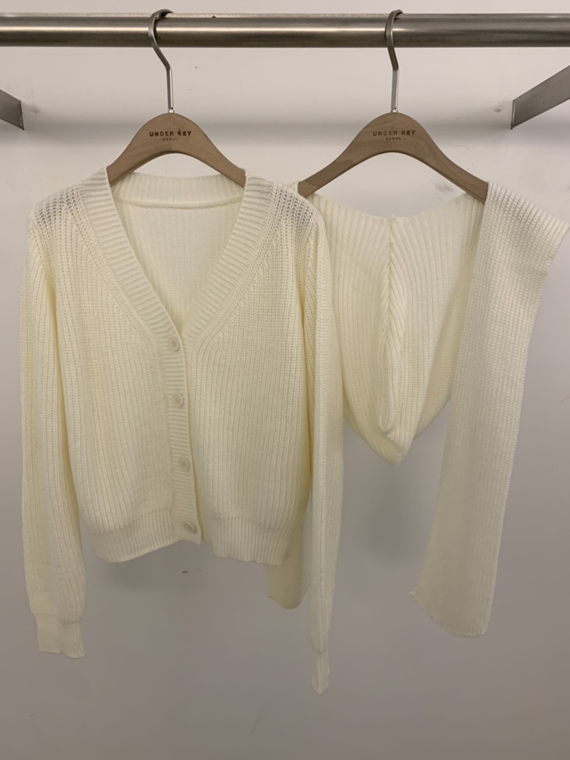 UNDER KEY㊣東大門實拍女士新品真品熱賣26春夏時尚套裝羊絨UNDER KEY套裝圖色1