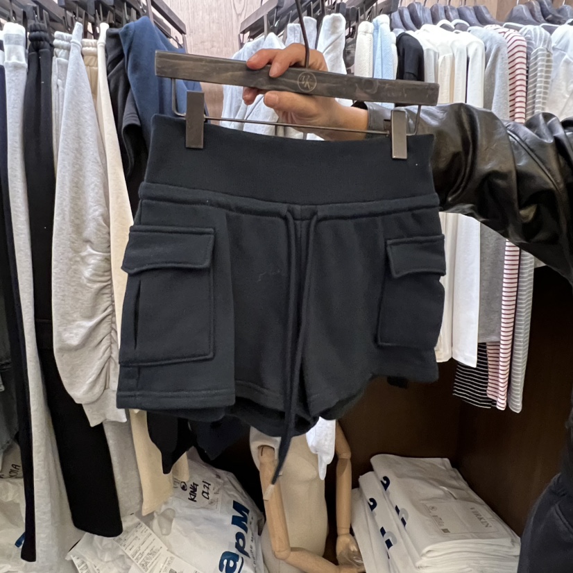 VIRKIN韓國直郵㊣女士新款26春夏職業人氣真品時尚短褲寬松VIRKIN短褲圖色2