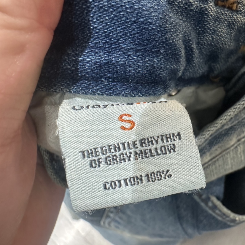 GRAYMELLOW韓國直郵㊣女士新品休閑職業26春夏真品牛仔褲春款GRAYMELLOW牛仔褲