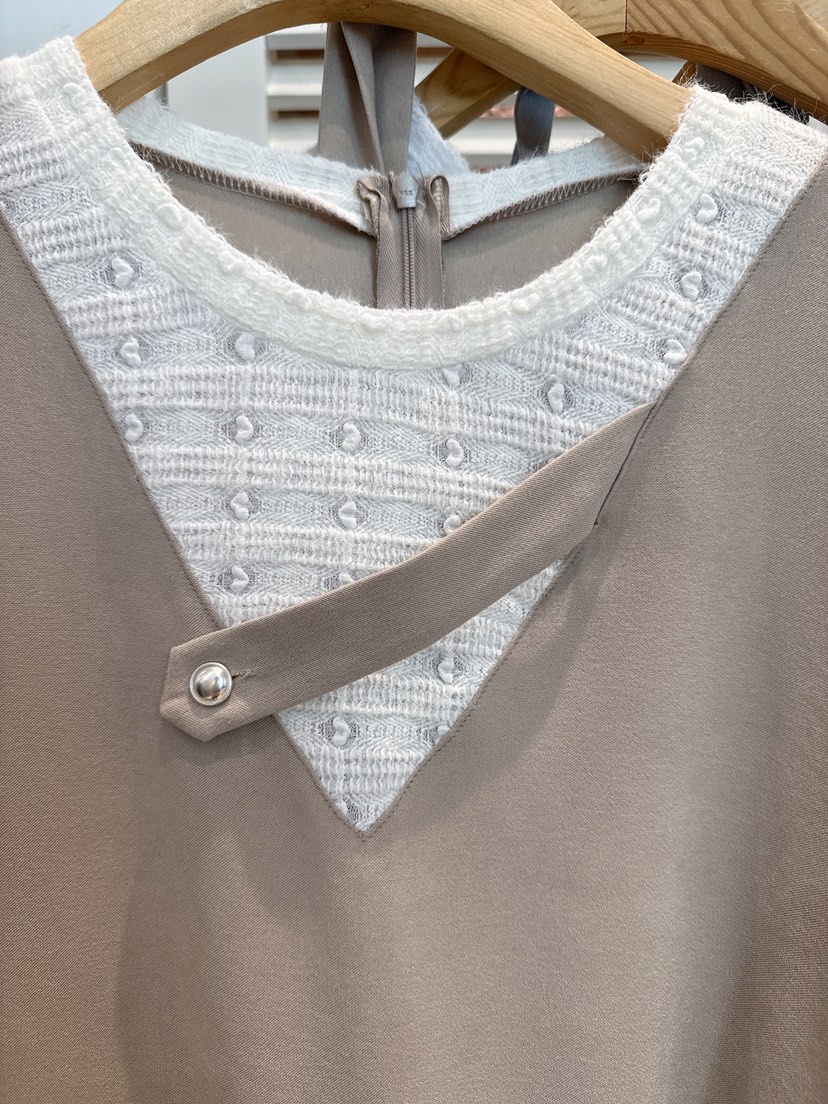 FAVE-L韓國直郵㊣女裝新款人氣熱賣真品推薦連衣裙假兩件春款FAVE-L連衣裙