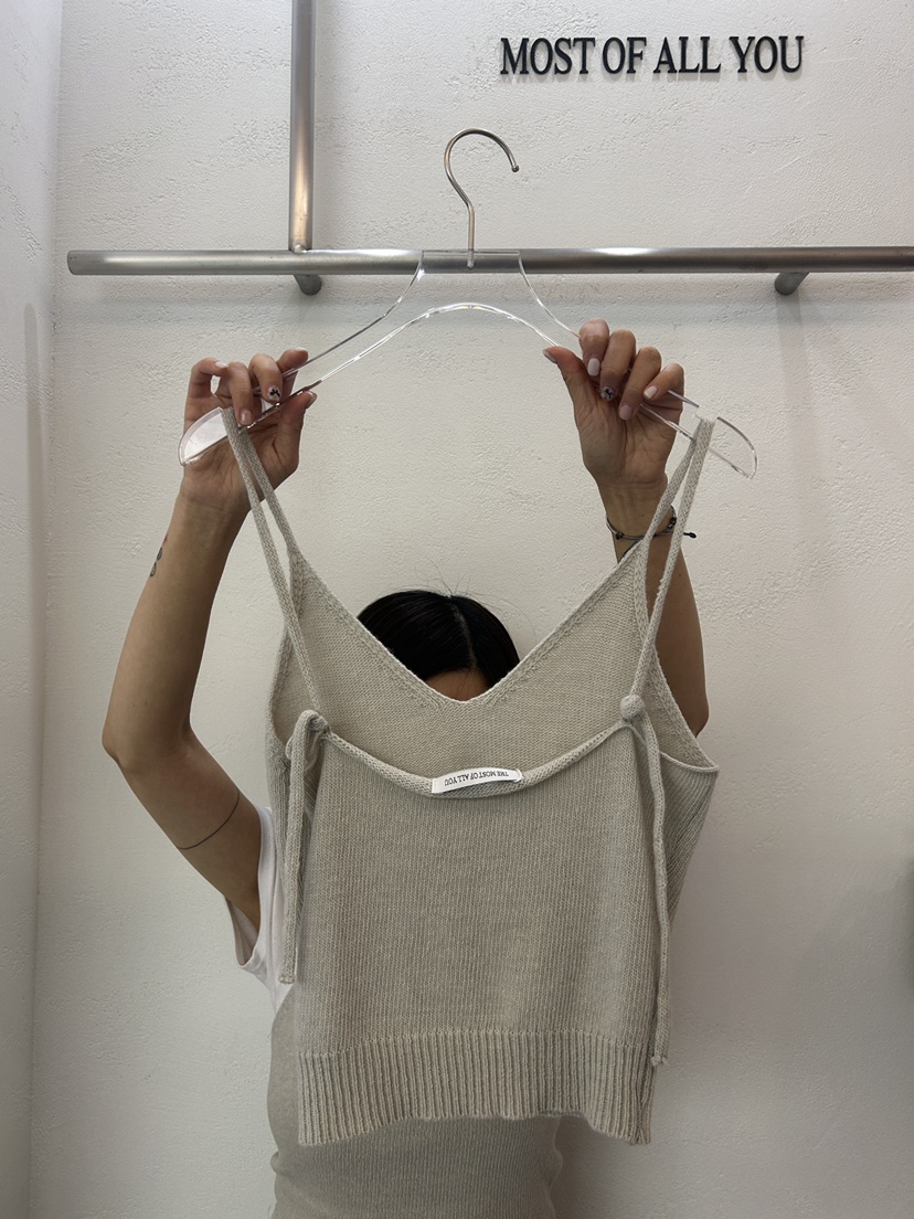 MOST OF ALL U㊣東大門代購女裝新款熱賣推薦吊帶背心春款MOST OF ALL U吊帶/背心