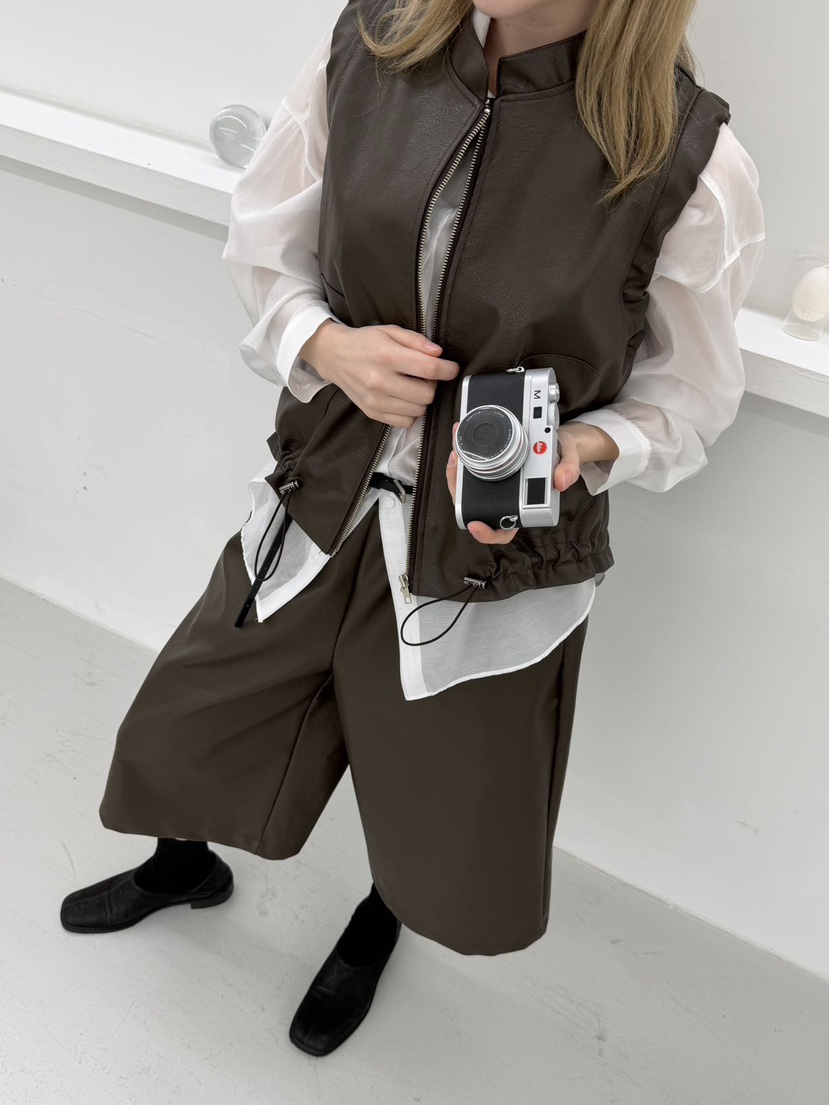 LE AVE韓國代購㊣女士新款真品職業熱賣休閑推薦馬甲不含內搭LE AVE馬甲