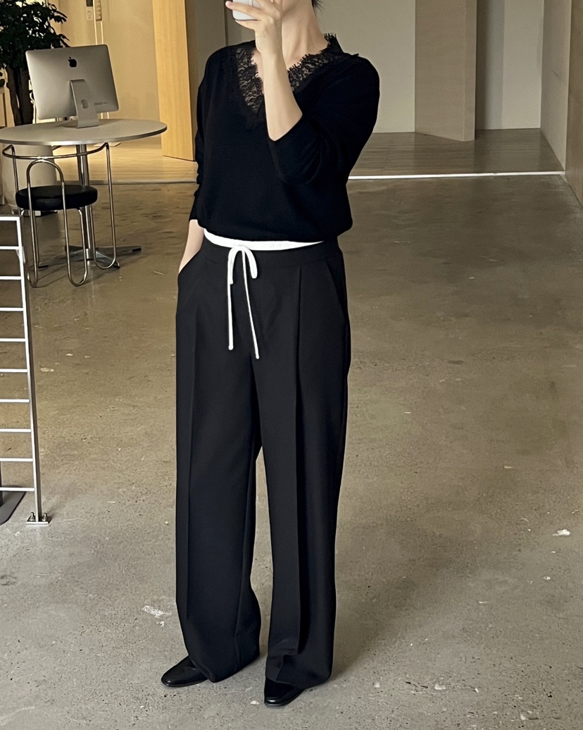 VERNI韓國代購㊣女士新款26春夏職業真品熱賣休閑人氣休閑褲VERNI休閑褲