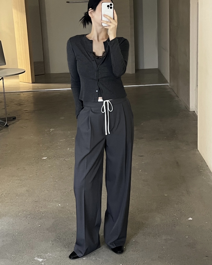 VERNI韓國代購㊣女士新款26春夏職業真品熱賣休閑人氣休閑褲VERNI休閑褲