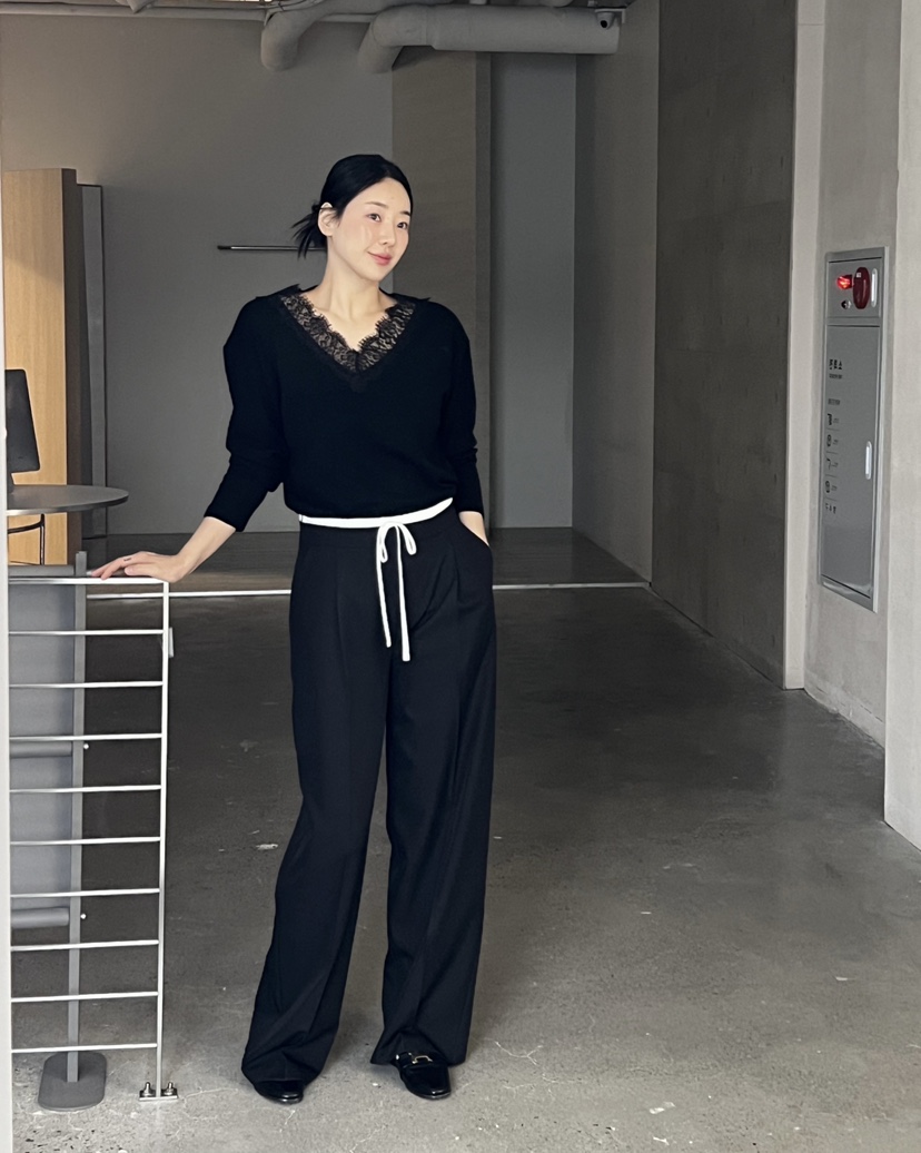 VERNI韓國代購㊣女士新款26春夏職業真品熱賣休閑人氣休閑褲VERNI休閑褲