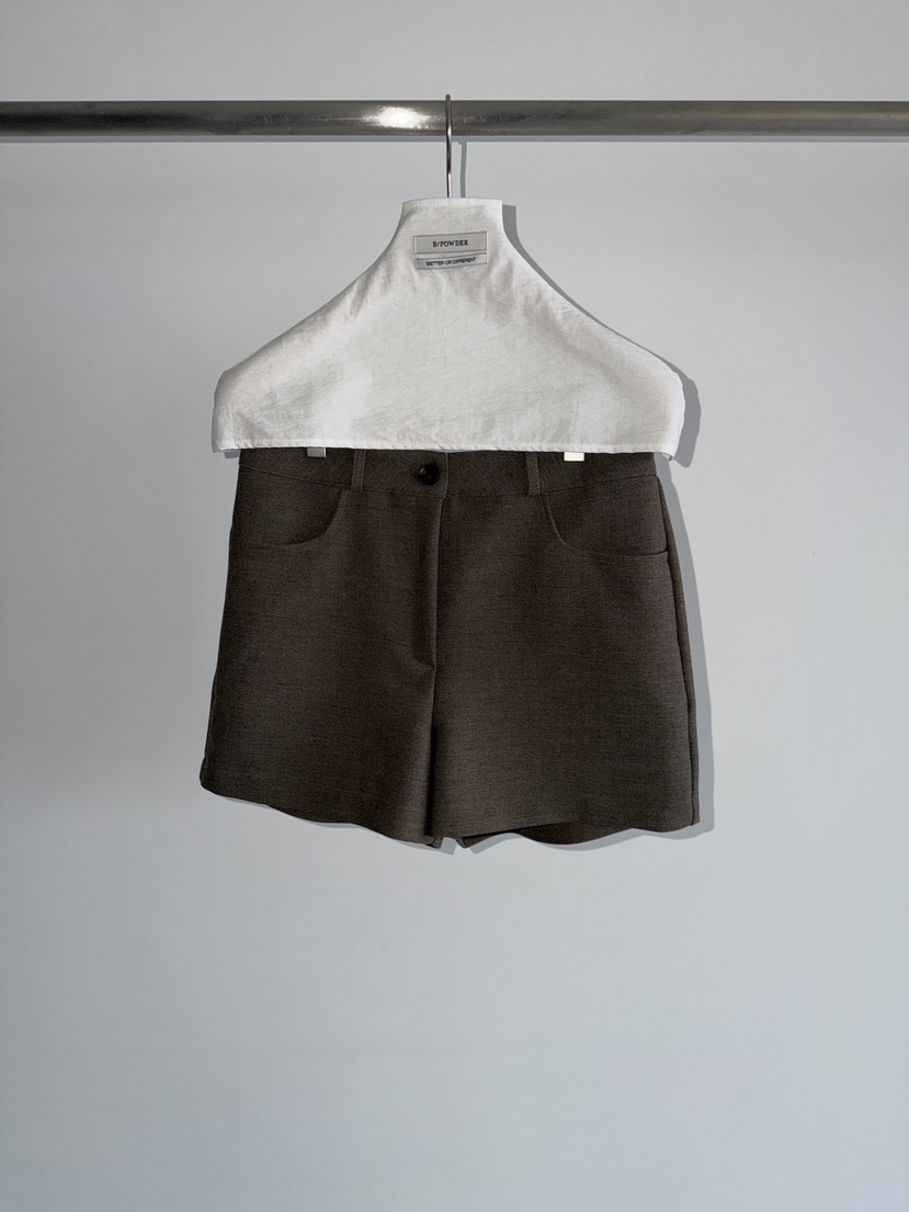 BAKING POWDER韓國直郵㊣女裝新款推薦職業時尚熱賣人氣短褲BAKING POWDER短褲圖色1