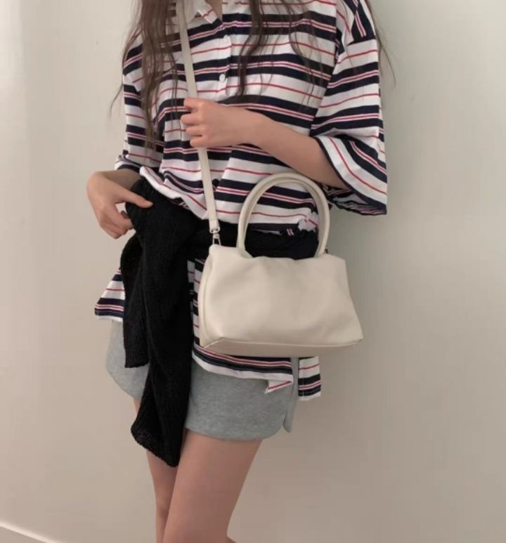 TROUVAILLE㊣東大門實拍女裝新款時尚休閑職業真品熱賣手提包TROUVAILLE手提包