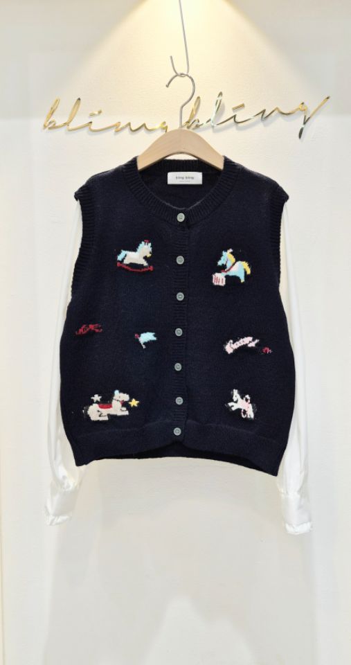 BLING BLING-S/RICO東大門直郵㊣女士新款休閑26春夏針織衫BLING BLING-S/RICO針織衫圖色1