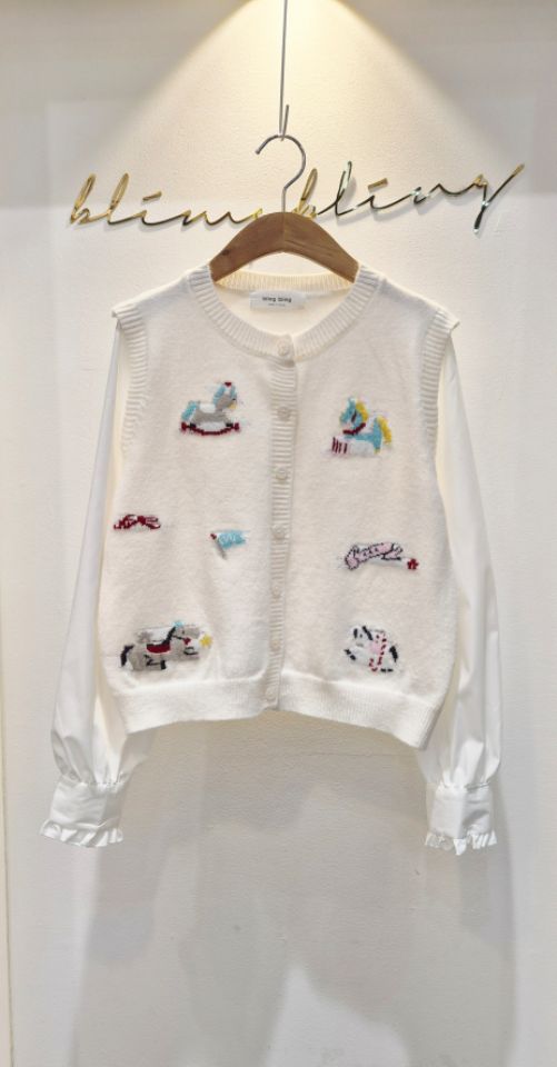 BLING BLING-S/RICO東大門直郵㊣女士新款休閑26春夏針織衫BLING BLING-S/RICO針織衫圖色2