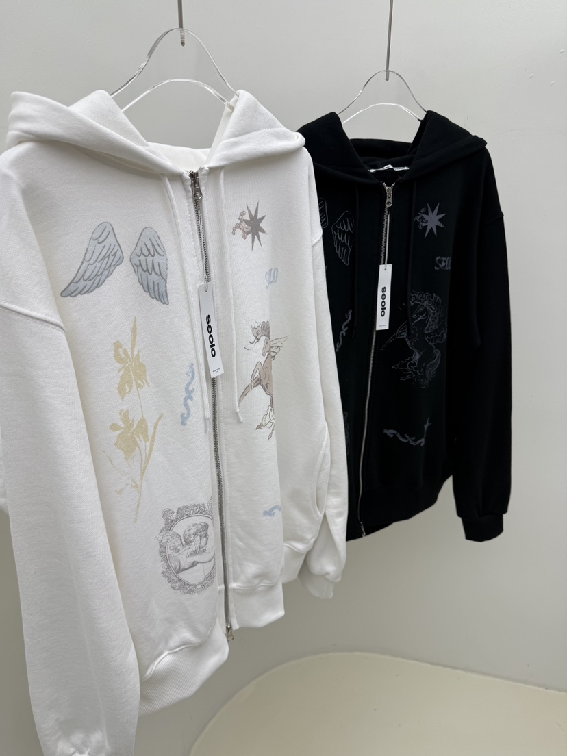 SEOLO㊣東大門實拍女裝新款26春夏熱賣職業真品人氣夾克拉鏈Seolo seoul夾克