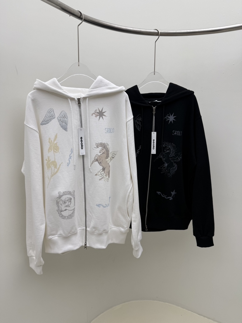 SEOLO㊣東大門實拍女裝新款26春夏熱賣職業真品人氣夾克拉鏈Seolo seoul夾克