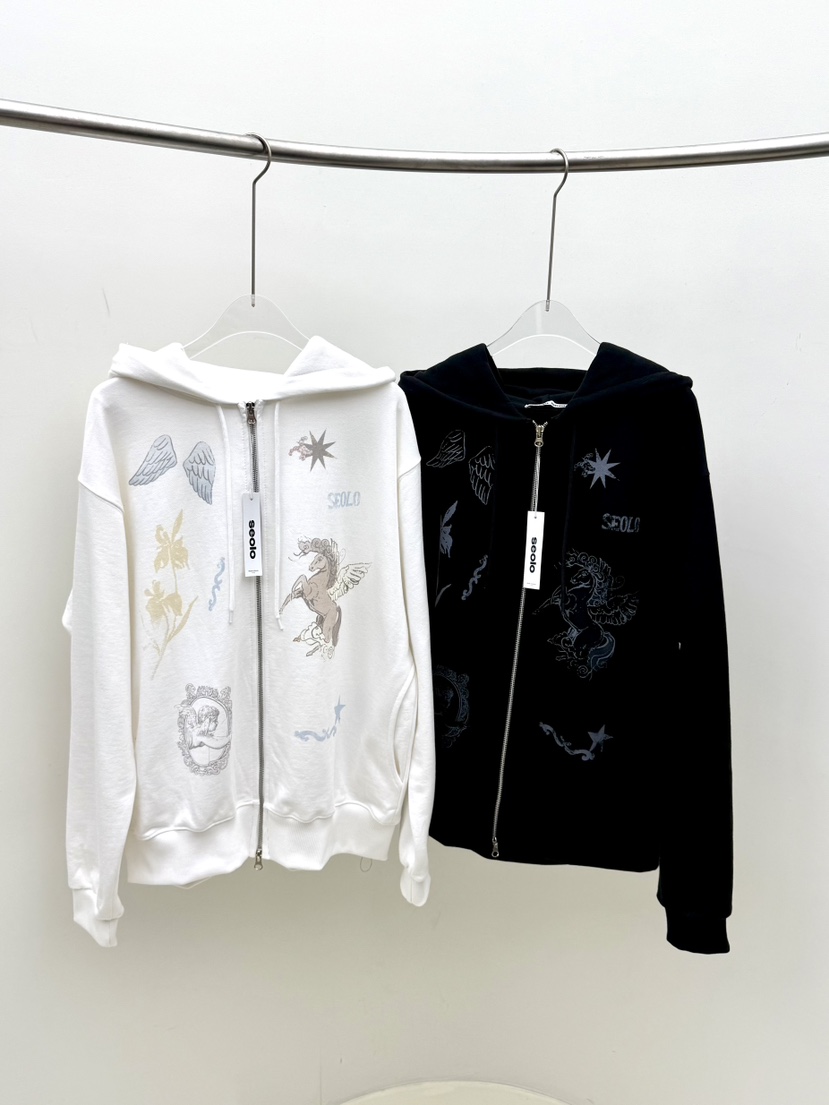 SEOLO㊣東大門實拍女裝新款26春夏熱賣職業真品人氣夾克拉鏈Seolo seoul夾克