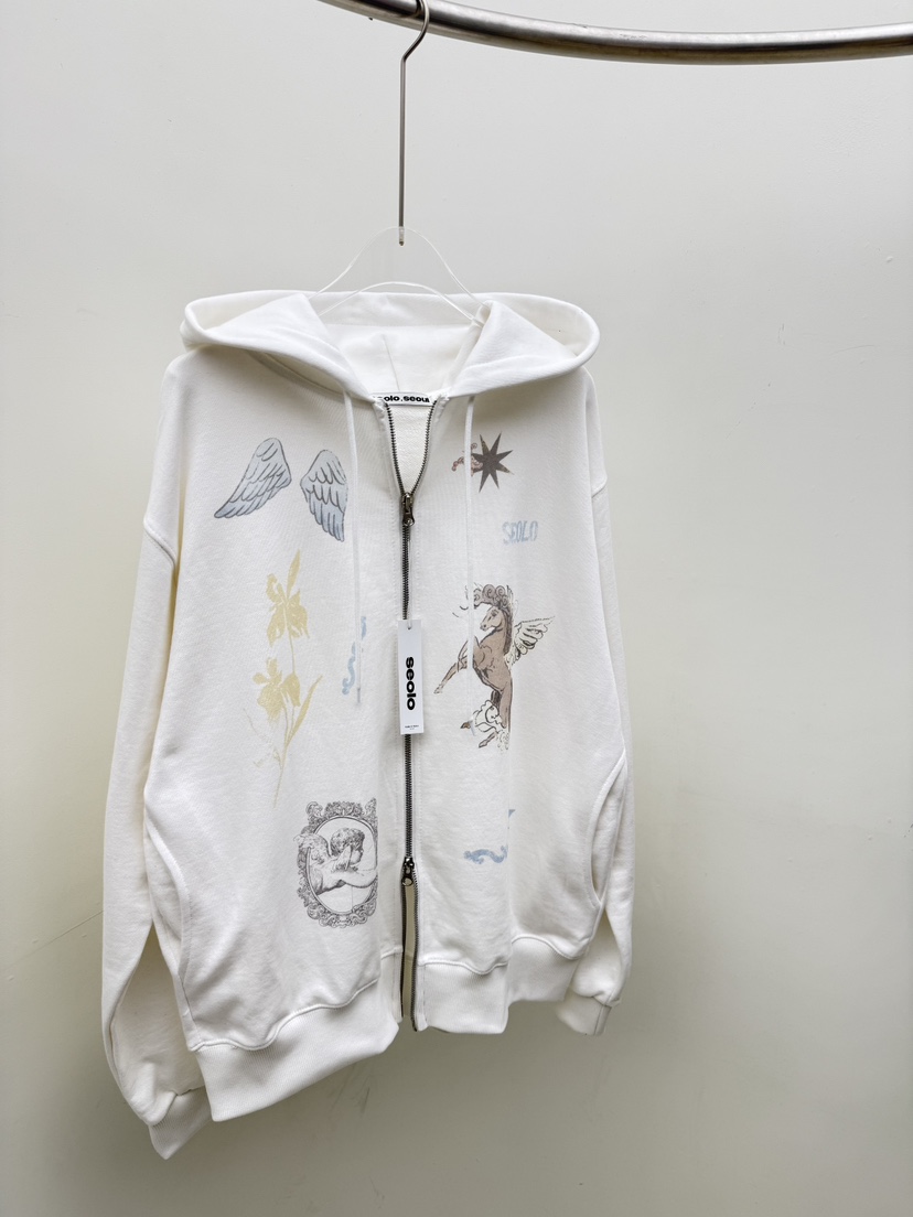 SEOLO㊣東大門實拍女裝新款26春夏熱賣職業真品人氣夾克拉鏈Seolo seoul夾克圖色1