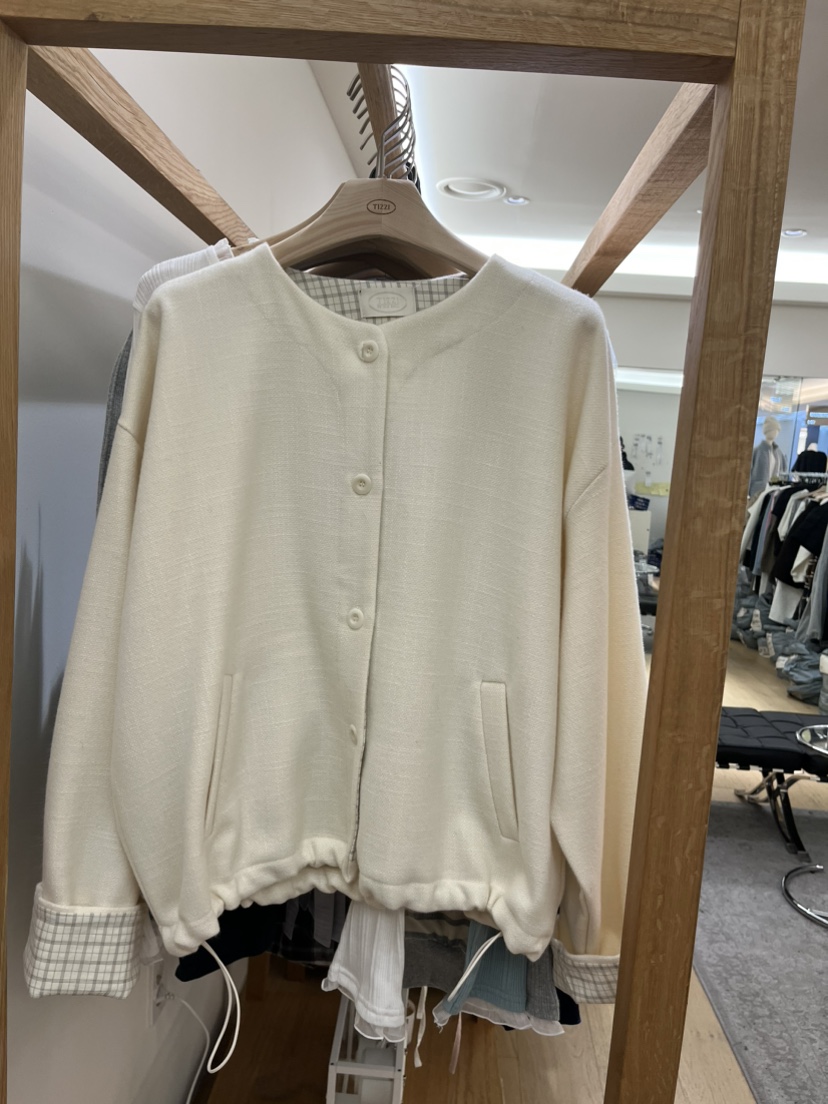 TIZZI韓國代購㊣女士新品人氣時尚真品職業26春夏休閑熱賣夾克TIZZI夾克圖色2