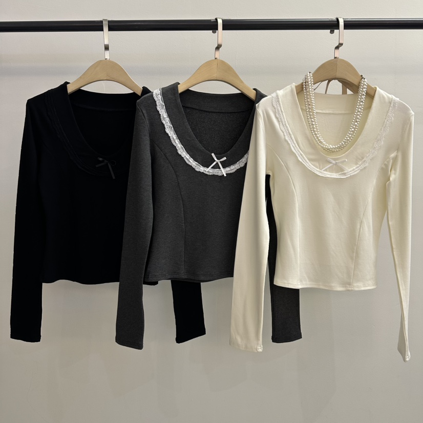 JENNY 1976㊣東大門實拍女士新款休閑熱賣長袖T恤不含配飾JENNY 1976長袖T恤