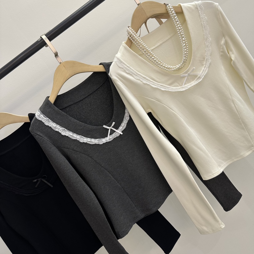 JENNY 1976㊣東大門實拍女士新款休閑熱賣長袖T恤不含配飾JENNY 1976長袖T恤