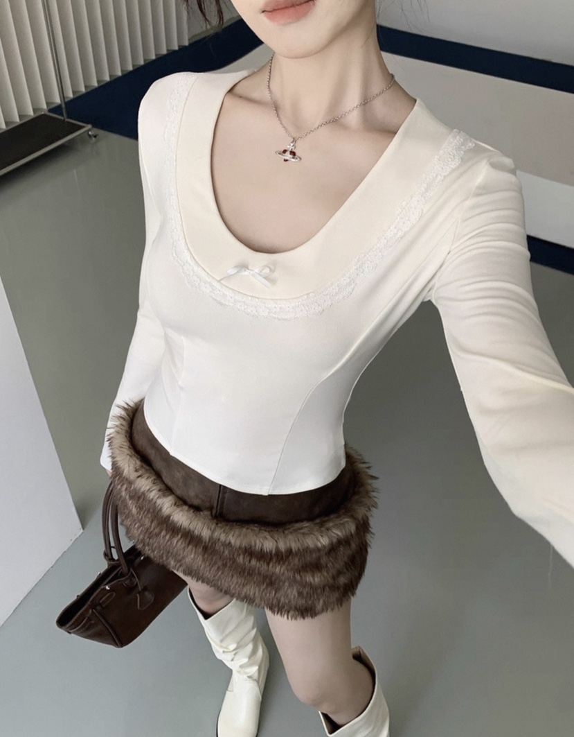 JENNY 1976㊣東大門實拍女士新款休閑熱賣長袖T恤不含配飾JENNY 1976長袖T恤