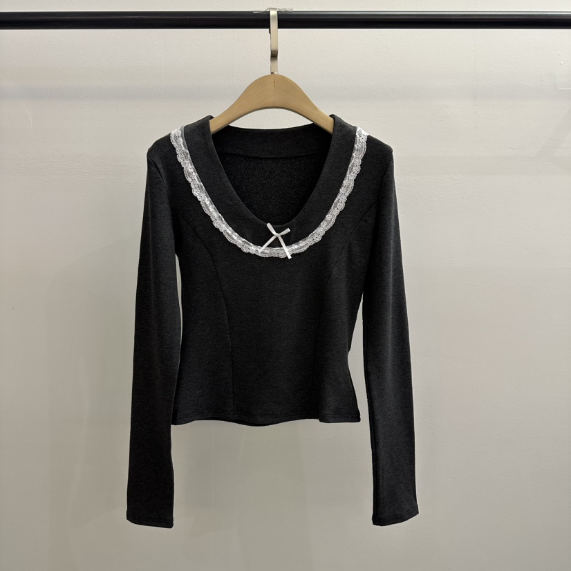 JENNY 1976㊣東大門實拍女士新款休閑熱賣長袖T恤不含配飾JENNY 1976長袖T恤圖色1