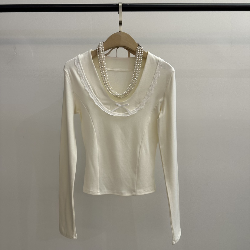 JENNY 1976㊣東大門實拍女士新款休閑熱賣長袖T恤不含配飾JENNY 1976長袖T恤圖色2