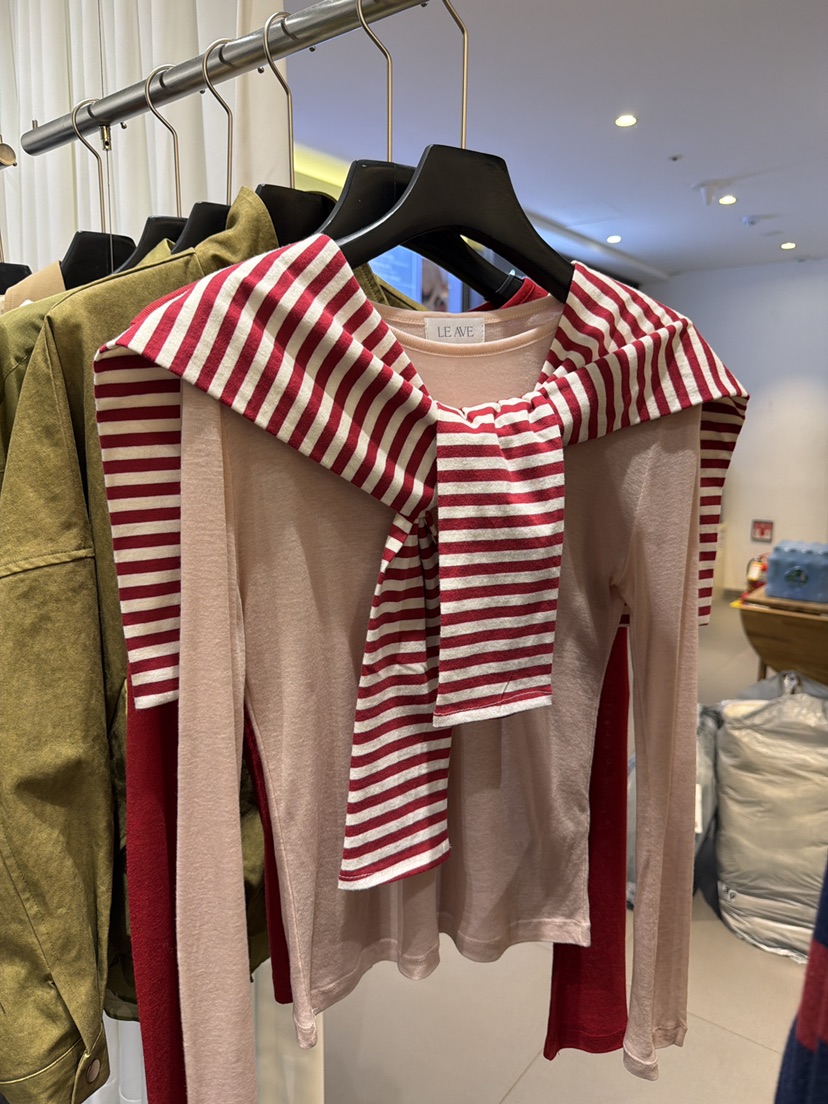 LE AVE㊣東大門實拍女裝新款休閑時尚推薦圍巾披肩不含內搭LE AVE圍巾/披肩圖色2