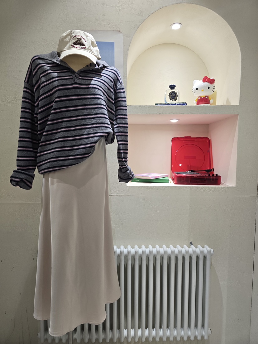 LIKEVAM㊣東大門實拍女裝新款人氣26春夏休閑時尚推薦長裙緞面LIKEVAM長裙