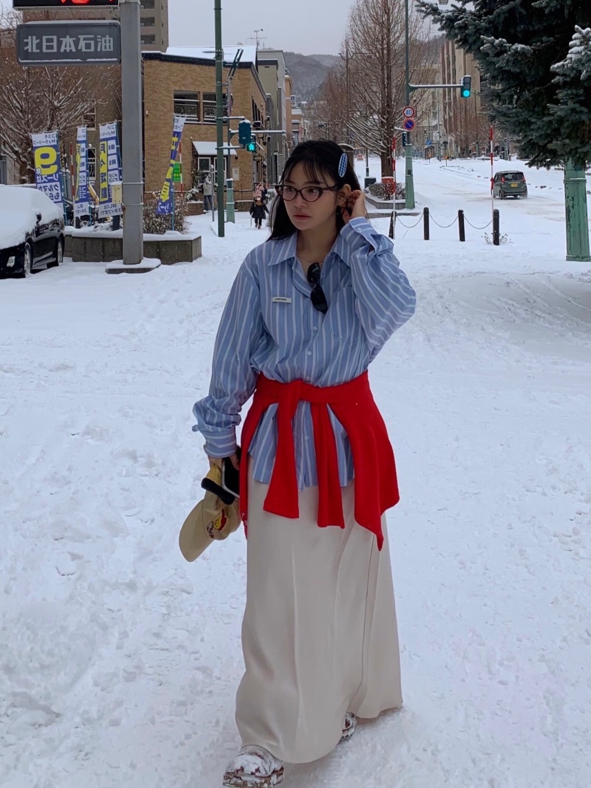 LIKEVAM㊣東大門實拍女裝新款人氣26春夏休閑時尚推薦長裙緞面LIKEVAM長裙