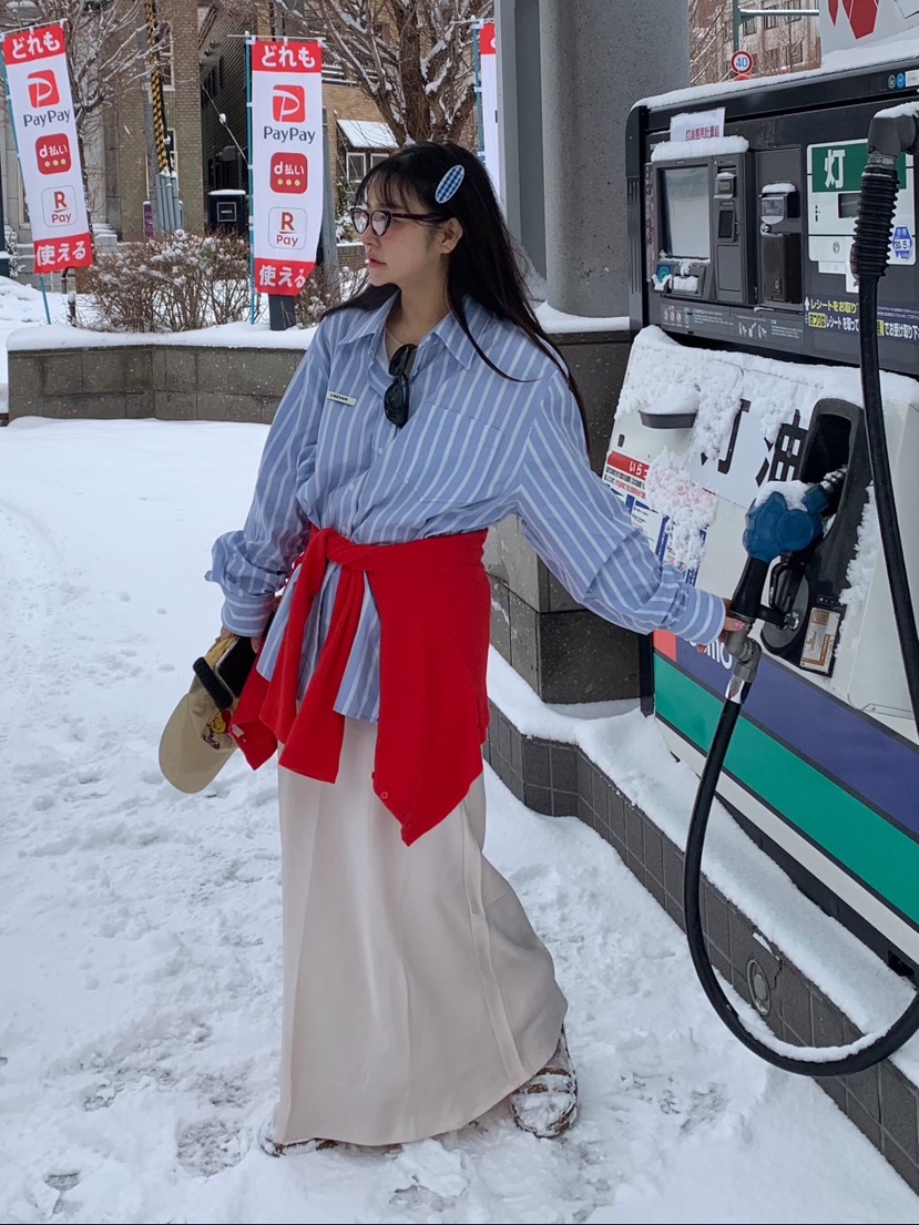 LIKEVAM㊣東大門實拍女裝新款人氣26春夏休閑時尚推薦長裙緞面LIKEVAM長裙