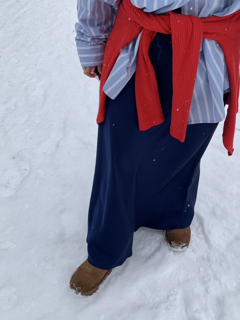 LIKEVAM㊣東大門實拍女裝新款人氣26春夏休閑時尚推薦長裙緞面LIKEVAM長裙