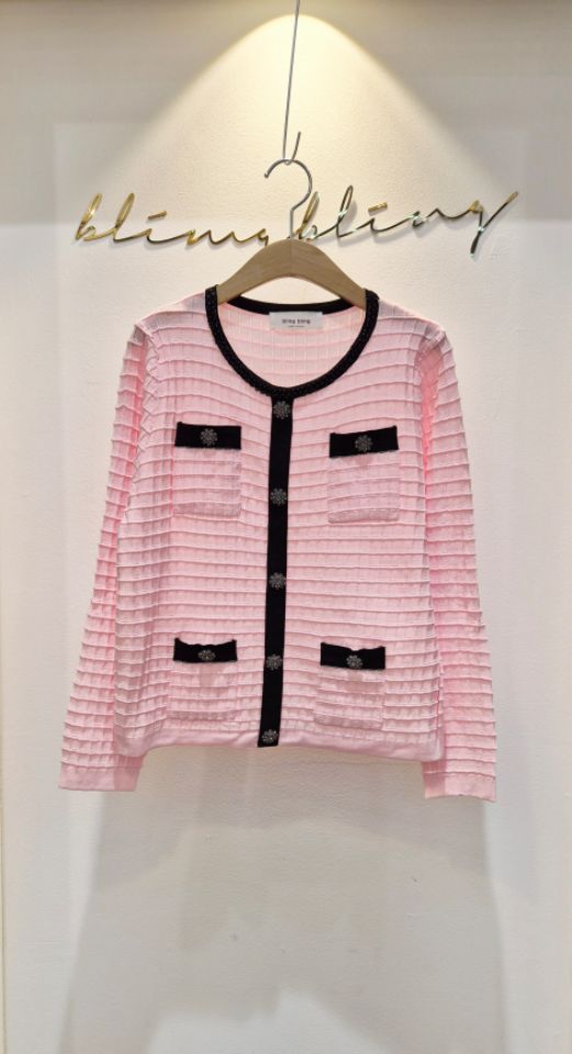 RICO/BLING BLING-S東大門直郵㊣女裝新款真品針織衫華夫格RICO/BLING BLING-S針織衫圖色3