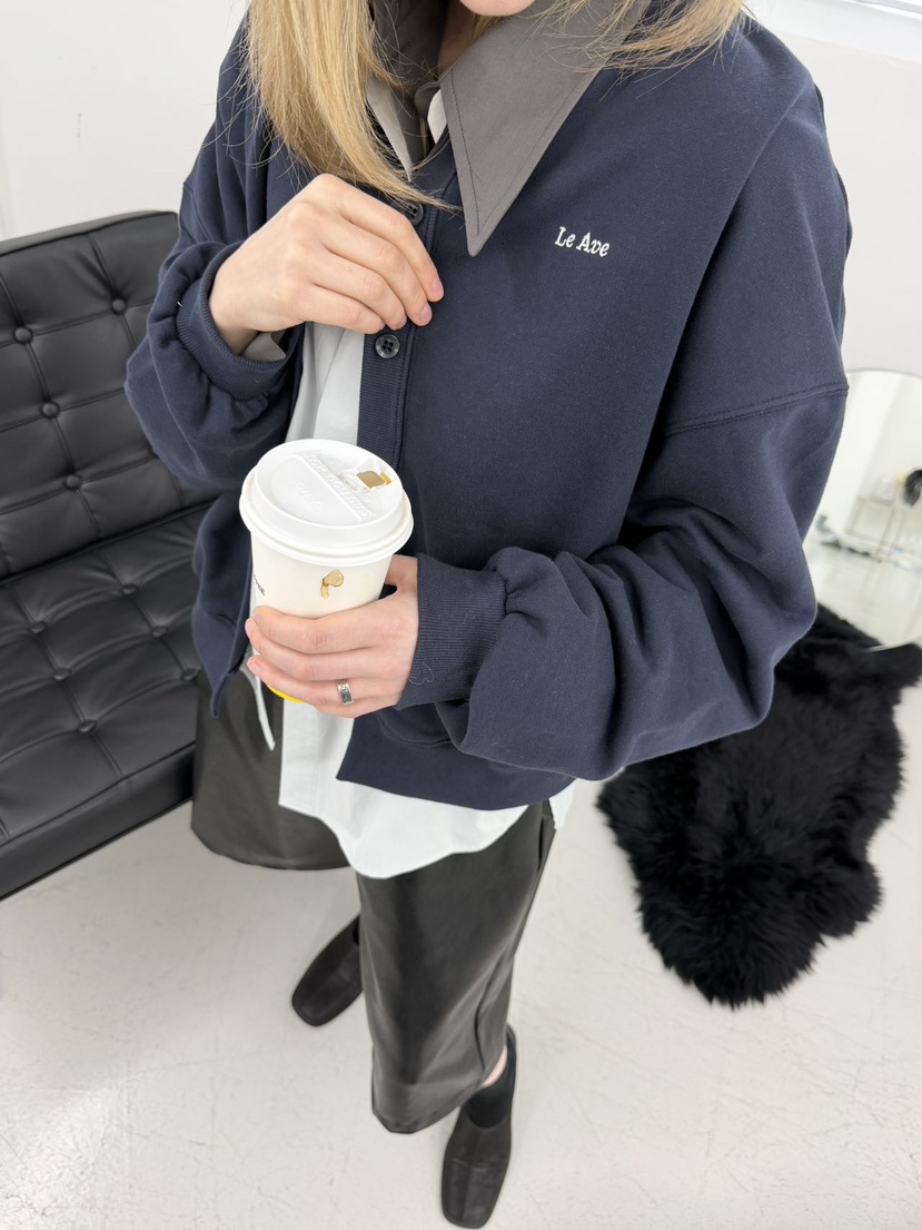 LE AVE韓國代購㊣女裝新款熱賣人氣推薦職業時尚真品休閑衛衣LE AVE衛衣